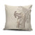 Beige Hawaii Pillow Cover Hammerhead Shark Tattoo Curve Polynesian - Polynesian Pride