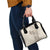 Beige Hawaii Shoulder Handbag Hammerhead Shark Tattoo Curve Polynesian - Polynesian Pride