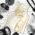 Gold and White Hawaii Men Tank Top Hammerhead Shark Tattoo Curve Polynesian - Polynesian Pride