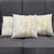 Gold and White Hawaii Pillow Cover Hammerhead Shark Tattoo Curve Polynesian - Polynesian Pride