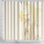 Gold and White Hawaii Shower Curtain Hammerhead Shark Tattoo Curve Polynesian - Polynesian Pride