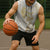 Gold and White Hawaii Sleeveless Hoodie Hammerhead Shark Tattoo Curve Polynesian - Polynesian Pride