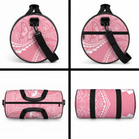 Personalised Polynesia Breast Cancer Awareness Duffle Bag Brave Strong Butterfly Pink Ribbon