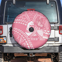 Personalised Polynesia Breast Cancer Awareness Spare Tire Cover Brave Strong Butterfly Pink Ribbon