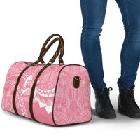 Personalised Polynesia Breast Cancer Awareness Travel Bag Brave Strong Butterfly Pink Ribbon