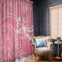 Personalised Polynesia Breast Cancer Awareness Window Curtain Brave Strong Butterfly Pink Ribbon