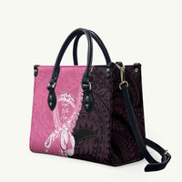 Polynesia Breast Cancer Awareness Leather Bag Fight With Hope Pink Ribbon Boxing Gloves