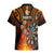 Personalised Polynesian Darts Hawaiian Shirt Fire Burning With Tribal Tattoo LT14 - Polynesian Pride