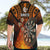 Personalised Polynesian Darts Hawaiian Shirt Fire Burning With Tribal Tattoo LT14 - Polynesian Pride