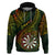 Personalised Polynesian Darts Hoodie Dart Lovers Tribal Pattern Mix Tropical Leaves LT14 Reggae - Polynesian Pride