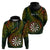 Personalised Polynesian Darts Hoodie Dart Lovers Tribal Pattern Mix Tropical Leaves LT14 - Polynesian Pride