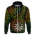 Personalised Polynesian Darts Hoodie Dart Lovers Tribal Pattern Mix Tropical Leaves LT14 - Polynesian Pride