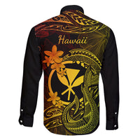 Hawaii Family Matching Puletasi Dress and Hawaiian Shirt Fish Hook Tattoo Mix Polynesian Plumeria Reggae Version LT14 - Polynesian Pride