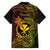 Hawaii Family Matching Tank Maxi Dress and Hawaiian Shirt Fish Hook Tattoo Mix Polynesian Plumeria Reggae Version LT14 - Polynesian Pride