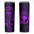 Hawaii Skinny Tumbler Fish Hook Tattoo Mix Polynesian Plumeria Purple Version