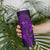 Hawaii Skinny Tumbler Fish Hook Tattoo Mix Polynesian Plumeria Purple Version