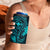 Hawaii 4 in 1 Can Cooler Tumbler Fish Hook Tattoo Mix Polynesian Plumeria Turquoise Version