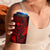 Hawaii 4 in 1 Can Cooler Tumbler Fish Hook Tattoo Mix Polynesian Plumeria Red Version