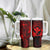 Hawaii Tumbler With Handle Fish Hook Tattoo Mix Polynesian Plumeria Red Version