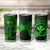 Hawaii Tumbler Cup Fish Hook Tattoo Mix Polynesian Plumeria Green Version