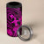 Hawaii 4 in 1 Can Cooler Tumbler Hula Girl Mix Polynesian Plumeria Pink Version