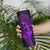 Hawaii Skinny Tumbler Hula Girl Mix Polynesian Plumeria Purple Version