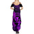 Hawaii Summer Maxi Dress Hula Girl Mix Polynesian Plumeria Purple Version LT14 - Polynesian Pride