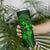 Hawaii Skinny Tumbler Hula Girl Mix Polynesian Plumeria Green Version