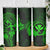 Hawaii Skinny Tumbler Hula Girl Mix Polynesian Plumeria Green Version