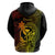 Hawaii Hoodie King Kamehameha Mix Polynesian Plumeria Reggae Version LT14 - Polynesian Pride