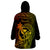 Hawaii Wearable Blanket Hoodie King Kamehameha Mix Polynesian Plumeria Reggae Version LT14 - Polynesian Pride