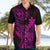 Hawaii Hawaiian Shirt King Kamehameha Mix Polynesian Plumeria Pink Version LT14 - Polynesian Pride