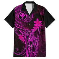 Hawaii Kid Hawaiian Shirt King Kamehameha Mix Polynesian Plumeria Pink Version LT14 Kid Pink - Polynesian Pride