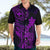 Hawaii Hawaiian Shirt King Kamehameha Mix Polynesian Plumeria Purple Version LT14 - Polynesian Pride