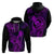 Hawaii Hoodie King Kamehameha Mix Polynesian Plumeria Purple Version LT14 - Polynesian Pride