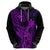 Hawaii Hoodie King Kamehameha Mix Polynesian Plumeria Purple Version LT14 - Polynesian Pride