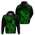 Hawaii Hoodie King Kamehameha Mix Polynesian Plumeria Green Version LT14 - Polynesian Pride