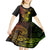 Hawaii Kid Short Sleeve Dress Pineapple Mix Polynesian Plumeria Reggae Version LT14 - Polynesian Pride