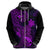 Hawaii Hoodie Pineapple Mix Polynesian Plumeria Purple Version LT14 - Polynesian Pride