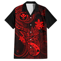 Hawaii Kid Hawaiian Shirt Pineapple Mix Polynesian Plumeria Red Version LT14 Kid Red - Polynesian Pride