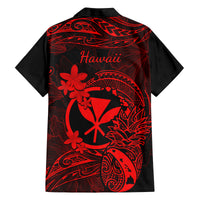 Hawaii Kid Hawaiian Shirt Pineapple Mix Polynesian Plumeria Red Version LT14 - Polynesian Pride