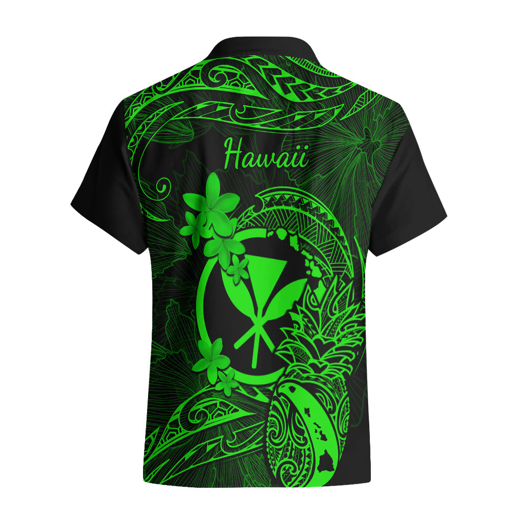 hawaii-hawaiian-shirt-pineapple-mix-polynesian-plumeria-green-version