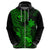 Hawaii Hoodie Pineapple Mix Polynesian Plumeria Green Version LT14 - Polynesian Pride