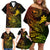 hawaii-family-matching-off-shoulder-short-dress-and-hawaiian-shirt-shaka-tattoo-mix-polynesian-plumeria-reggae-version