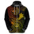 Hawaii Hoodie Shaka Tattoo Mix Polynesian Plumeria Reggae Version LT14 - Polynesian Pride