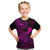 Hawaii Kid T Shirt Shaka Tattoo Mix Polynesian Plumeria Pink Version LT14 Pink - Polynesian Pride