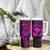 Hawaii Tumbler With Handle Shaka Tattoo Mix Polynesian Plumeria Pink Version