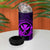 Hawaii 4 in 1 Can Cooler Tumbler Shaka Tattoo Mix Polynesian Plumeria Purple Version