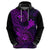 Hawaii Hoodie Shaka Tattoo Mix Polynesian Plumeria Purple Version LT14 - Polynesian Pride