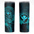 Hawaii Skinny Tumbler Shaka Tattoo Mix Polynesian Plumeria Turquoise Version